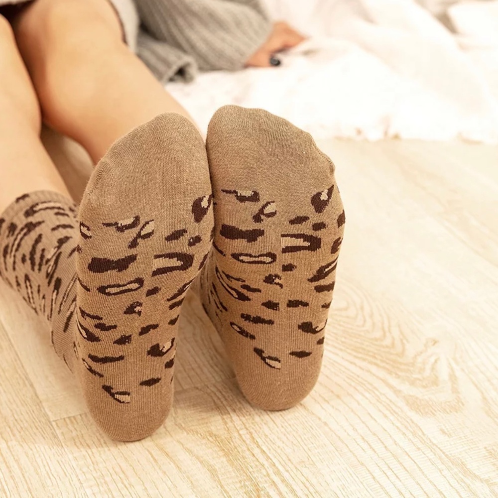 Leopard  Print Socks
